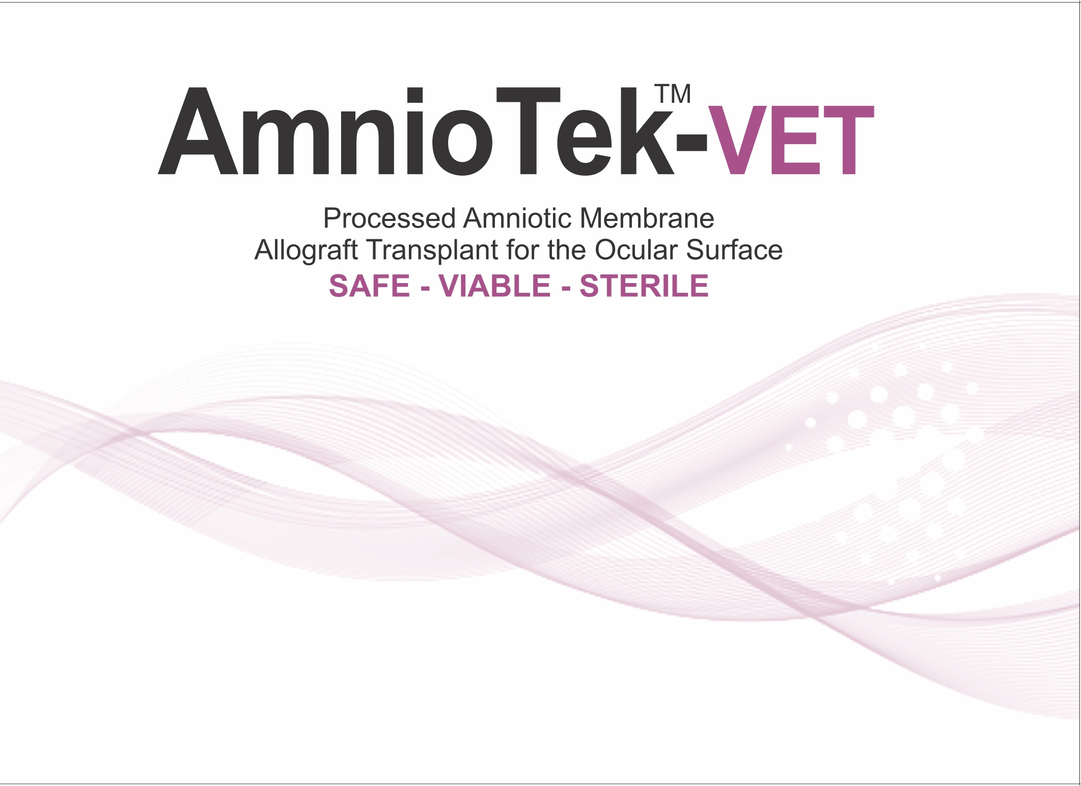 AmnioTek-VET Banner